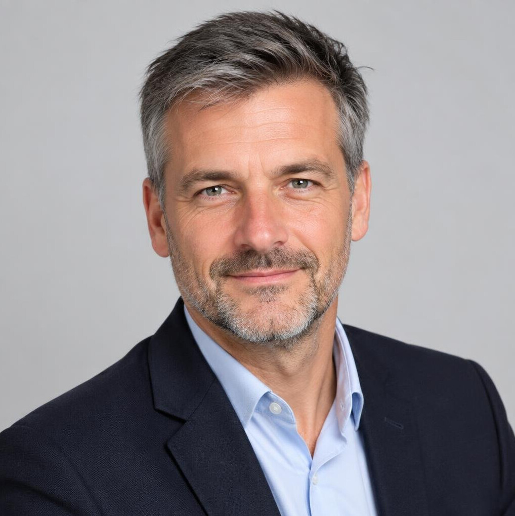 Professional portrait of a Belgian man crisis intervention coach